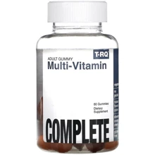 T-RQ Multi-Vitamin Мультивітаміни зі смаком полуниці, апельсина, вишні 60 жувальних цукерок: Тип Мультивитамины