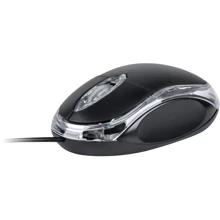 Мышь Vinga MS201BK: Интерфейс подключения проводная USB