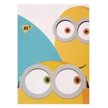Папка-уголок YES Minions 3 отделения A4+ (491942): Тип Папка для тетрадей