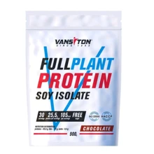 Протеин Vansiton Full Plant Protein Soy Isolate 900 g /30 serving/ Chocolate: Вид Соевые