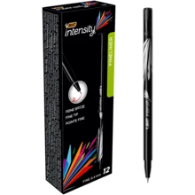 Ручки лайнеры BIC Intensity Fine Чёрный 12 шт (3086123449206): Тип Капиллярные