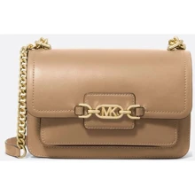 Женская сумка кросс боди Michael Kors LG SHLDR темно-бежевая (30S2G7HL3L297): Пол Женский
