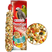 Лакомство Versele-Laga Prestige Sticks Parrots Exotic Fruit для крупных попугаев с экзотическими фруктами 140 г: Вид корма Лакомства