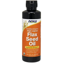 NOW Foods High Lignan Flax Seed Oil Certified Organic 355 ml /24 servings/: Тип Омега 3