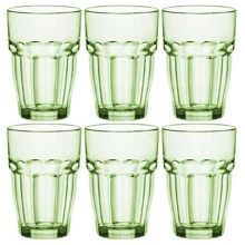 Склянка Bormioli Rocco Rock Bar Mint Набір 6х370 мл (418960B03321990/6): Тип Набор стаканов для коктейля