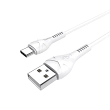 Кабель Hoco USB Cable to USB-C X37 Cool Power 1m White: Тип USB Cable - USB-C
