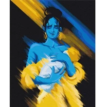 Картина за номерами Brushme Майбутнє в руках © Поліна Скуріхіна 40x50 см (BS53085): Виробник Brushme