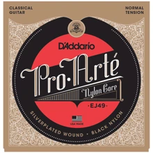 Струна для гитар Струны D`ADDARIO EJ49 PRO-ARTE BLACK TREBLE NORMAL TENSION: Тип Комплект струн