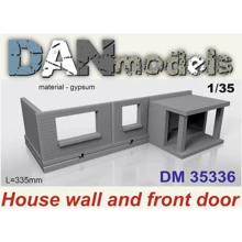 Аксессуары для диорамы DAN models Стена дома и подъезд (гипс) (DAN35336): Производитель DAN models