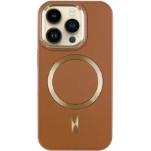 Чохол для iPhone Epik SnapCase with MagSafe Brown для iPhone 14 Pro: Колір коричневый