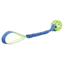 Іграшка для тренування собак Trixie Bungee Tugger з м'ячем 7x48 см (4011905328690): undefined undefined