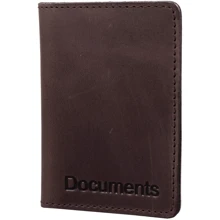 Чоловіча обкладинка для документів DNK Leather темно-коричнева (DNK-minidoc-fileH-colF): Стать Чоловік