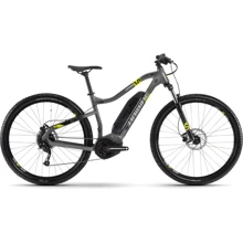 Электровелосипед Haibike SDURO HardNine 1.0 400Wh 9 s. Altus 29", рама L, серо-лаймово-черный, 2020: Цвет серый