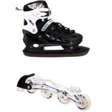 Ролики-коньки Scale Sport 2in1. Black (размер 29-33): Цвет черный