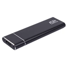Аксессуар для накопителя AgeStar 3UBNF5 M.2 NGFF SSD to USB 3.0 Gray: Тип аксессуара Внешний карман