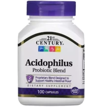21st Century Acidophilus Смесь Пробиотиков 100 капсул: Тип Пробиотики
