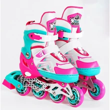 Роликові ковзани Best Roller Turquoise-Pink-White (116275): Колір розовый