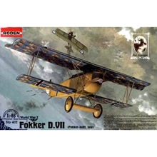 Модель Roden Німецький винищувач-біплан Fokker D.VII (пізній) (RN417): Виробник RODEN