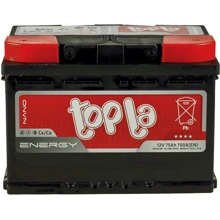 Topla 6СТ-75 АзЕ Energy (TST-E75-1): Ємність, Ач 75