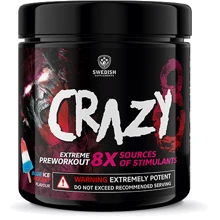 Swedish Supplements Crazy 8 260 g /26 servings/ Blue Ice Rocket: Тип Комплекс до тренування