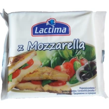 Сир тостовий Lactima z Mozzrella 130 г (WT2378): Вага нетто 130 г