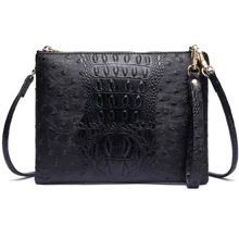 Жіноча сумка-пошетка Amelie Galanti чорна (A991503-3-black): Стать Женский