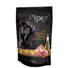 Влажный корм для собак Dolina Noteci Piper собак с куриным сердцем и коричневым рисом 500 г (DN109-300298): Тип Влажный корм