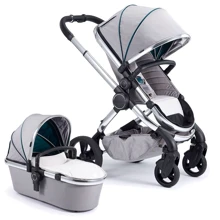 Универсальная коляска iCandy Peach Chrome Dove/Grey, цвет серый: Тип коляски универсальная коляска (2-в-1)