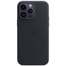 Чохол для iPhone Leather Case Midnight для iPhone 14 Pro: Колір черный