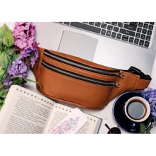 Женская поясная сумка Sambag Tirso коричневая (81333121w): Пол Женский