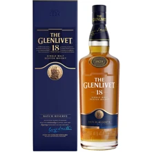 Виски The Glenlivet 18 years old 0.7л, 40%, gift box: Объем, л 0.7
