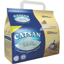 Наполнитель туалетов для кошек Catsan Ultra plus 5.2 кг (5 л) (4008429022128): Вид Глиняный