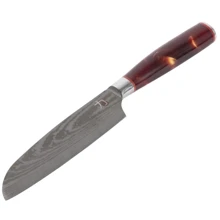 Ніж кухонний санток MasterPro Tetsu 12.5 см (BGMP-4129-BR): Лезо Нержавеющая сталь