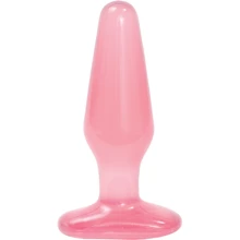 Анальна пробка Crystal Jellies Butt Plug Medium, 13x3.5 см, рожевий: Для кого унісекс