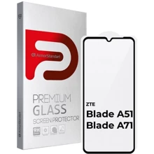 Аксессуар для смартфона ArmorStandart Tempered Glass Full Glue Black for ZTE Blade A51 / A71 (ARM65500): Совместимость ZTE Blade A51 / A71
