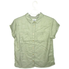 Рубашка H&M 5203876 152 см зеленая: Тип Рубашки