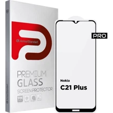 Аксессуар для смартфона ArmorStandart Tempered Glass Pro Black for Nokia C21 Plus (ARM62198): Совместимость Nokia C21 Plus