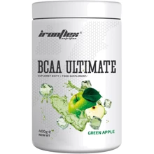 Амінокислота для спорту IronFlex Nutrition BCAA Ultimate Instant 400 g / 40 servings / Green Apple: Смак Зелене яблуко