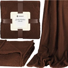 Плед Springos Extra Soft 130x180 см коричневый (HA7135): Производитель Springos