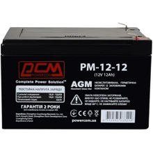 Аккумуляторная батарея Powercom 12В 12Ah (PM-12-12): Тип AGM