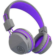 Навушники JLab JBuddies Studio Wireless Graphite/Purple (IEUHBSTUDIORGRYPRPL4): Тип конструкції накладные