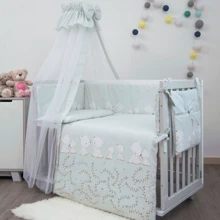Постельный комплект 8 эл. Twins Sweet 4053-SW-015, Umka grey, серый: Тип постельный комплект