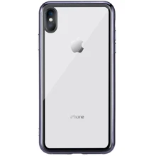 Чехол для iPhone WK Crysden Series Glass Case Black (RPC-002) for iPhone Xs Max: Цвет черный