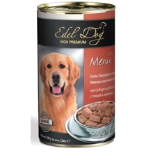 Вологий корм Edel Dog для собак з птицею і морквою 1.2 kg (4003024178041): Тип вологий корм