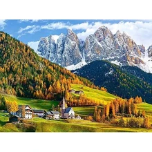 Пазлы Castorland 2000 Церковь Святой Магдалены Доломиты Church of St. Magdalena Dolomites C-200610: Производитель CASTORLAND