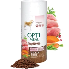 Сухой корм Optimeal Adult Dogs Grain Free для собак всех пород с индейкой и овощами (1+1) 1.3 кг (4820083907739): Тип Сухой корм