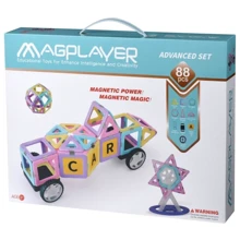 Магнитный конструктор Magplayer 88 элементов (MPH2-88): Количество деталей, шт. 88