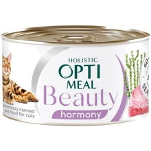 Влажный корм Optimeal Beauty Harmony для кошек полосатый тунец в желе с морскими водорослями 70 г (4820215366236): Тип Влажный корм