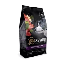 Сухой корм Savory Medium Breed rich in Fresh Turkey & Lamb для собак средних пород 12 кг (30273): Тип Сухой корм