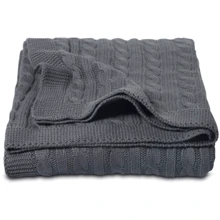 Плед Cosas Kos Dark Grey 75x95 темно-серый (4822068995274): Тип плед